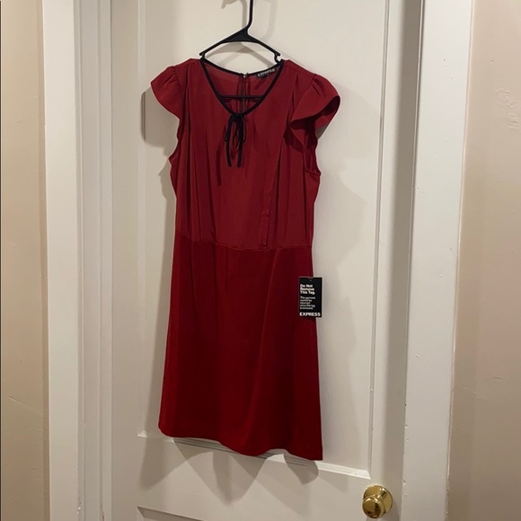 Express Red Dress - Picture 1 of 5